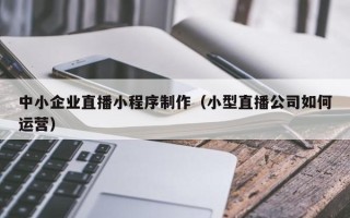 锡林郭勒中小企业直播小程序制作（小型直播公司如何运营）